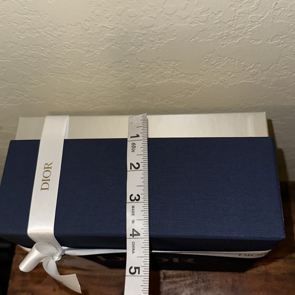 Dior Blue Gift Box with Tissue and Ribbon - Picture 9 of 11